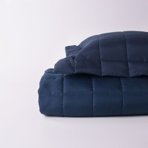 Colcha e Porta Summer Breeze Azul Marinho