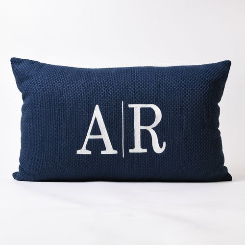 Almofada Mini Tricot Marinho Elos