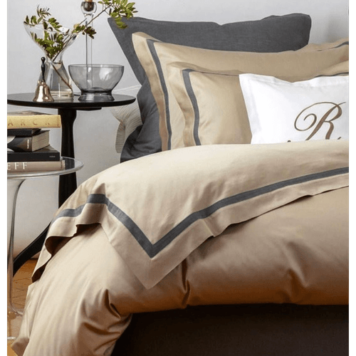 Duvet 600 Fios Fendi Esquadro Duplo Cinza Chumbo