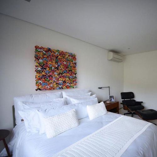 Almofadão 600 Fios Branco Royal Hotel Cordonê Branco