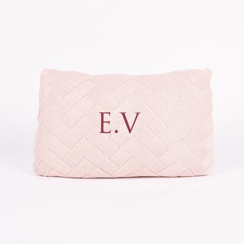 Almofada Tricot Bruna Rose