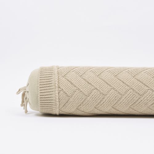 Kit 2 Rolinhos Berço Tricot Bruna Bege