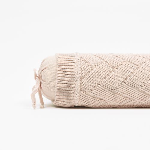 Kit 2 Rolinhos Berço Tricot Bruna Rose