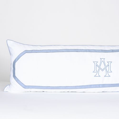 Body Pillow 600 Fios Azul Jeans Sílvia Braz