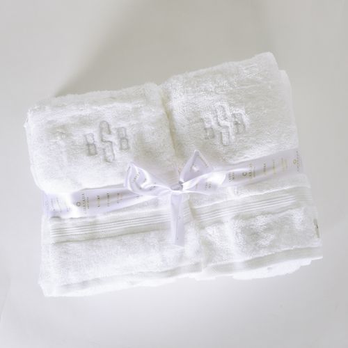 Jogo de Toalha White Collection Franchesca