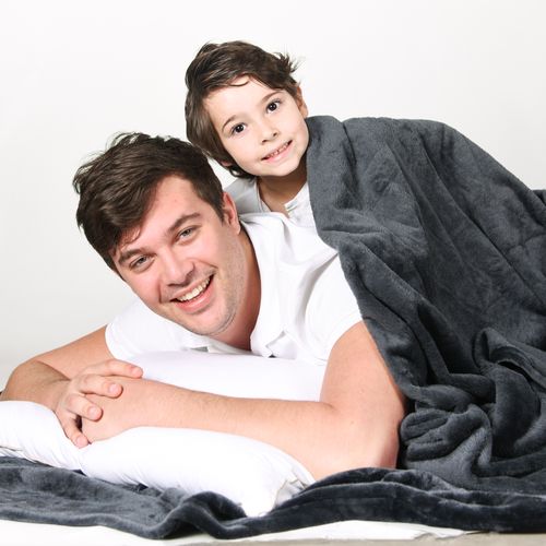 Manta Fleece Preta