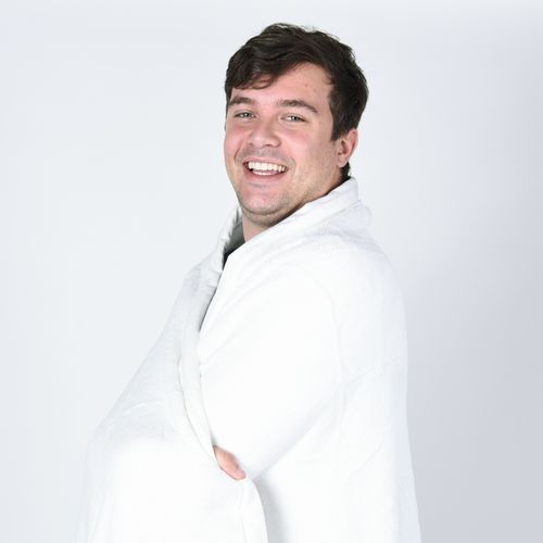 Manta Fleece Premium Branca