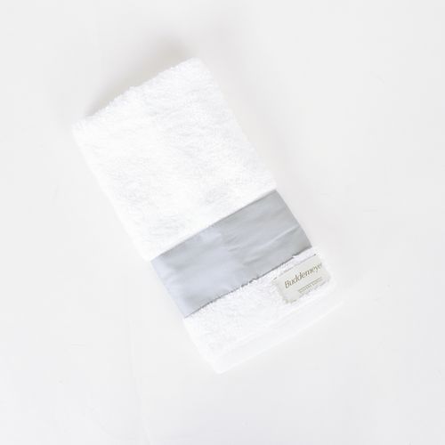 Toalha de Lavabo Barrado Cimento