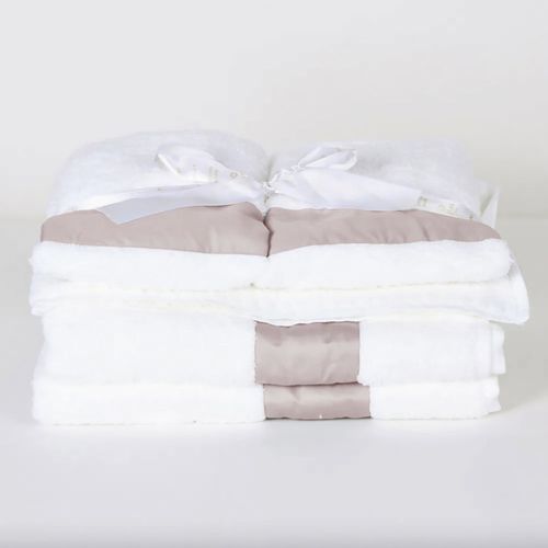 Jogo de Toalha Luxus Barrado Rose