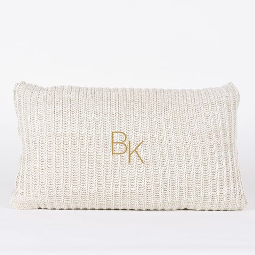 Almofada Tricot Julia Bege
