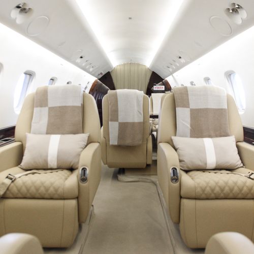 Kit Assento Private Jet Bege