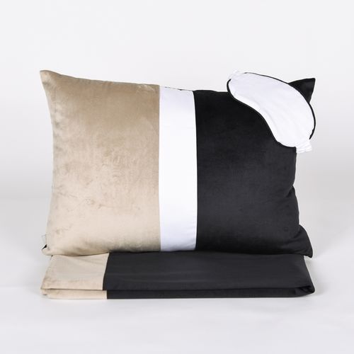 Kit Assento Private Jet Bege e Branco