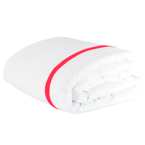 Duvet 600 Fios Esquadro Duplo Vermelho