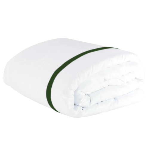 Duvet 600 Fios Esquadro Duplo Verde Musgo