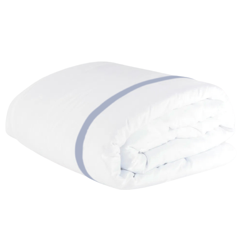 Duvet 600 Fios Esquadro Duplo Azul Celeste