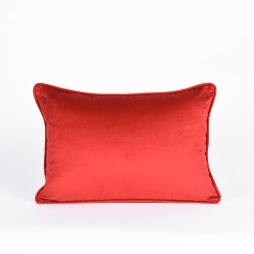 Almofada Veludo Vermelho