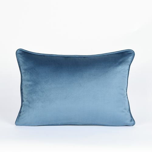 Almofada Veludo Azul Jeans