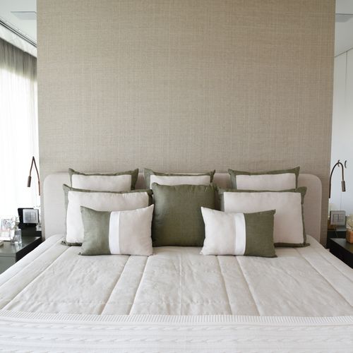 Cama Linho Duo Color Oliva
