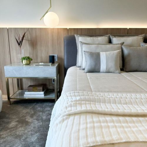 Cama Linho Duo Color Cinza Cimento