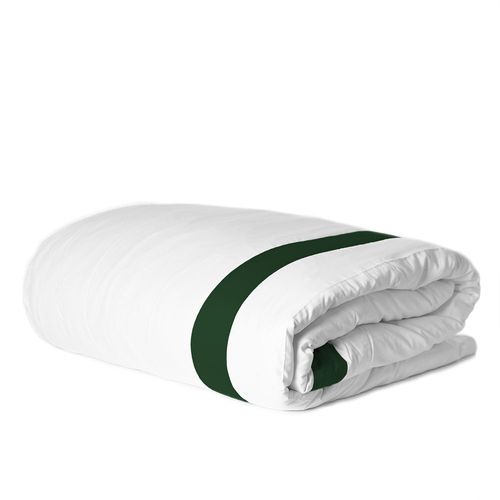 Duvet 600 Fios Barrado Interno Verde Musgo