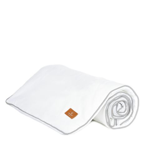 Peseira 600 Fios Branca Cordonê Cimento