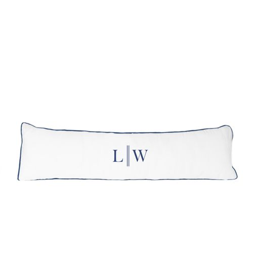 Body Pillow 600 Fios Cordone Azul Marinho
