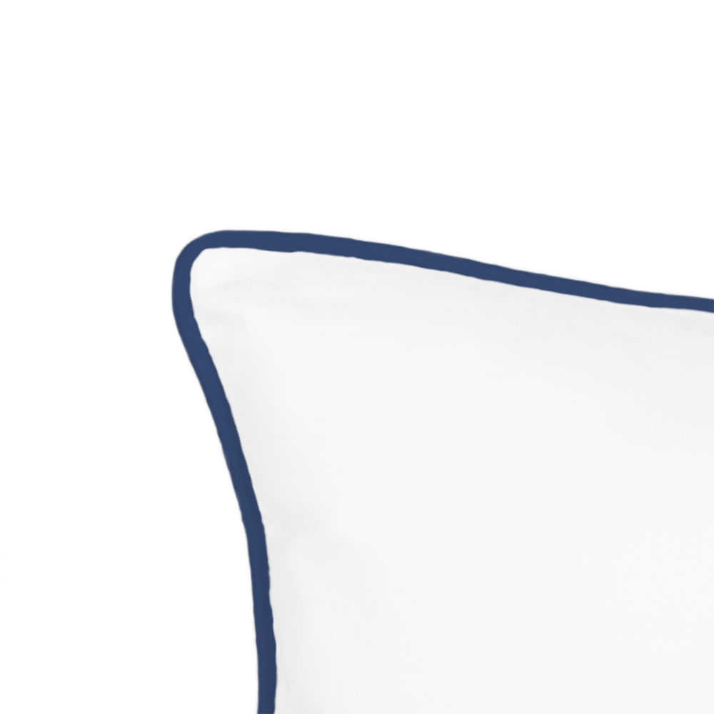 Body Pillow 600 Fios Cordone Azul Marinho Charada