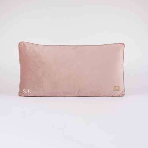 Almofadão Veludo Rose Cordonê Rose