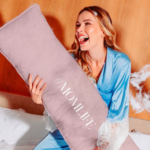 Body Pillow Veludo Rose