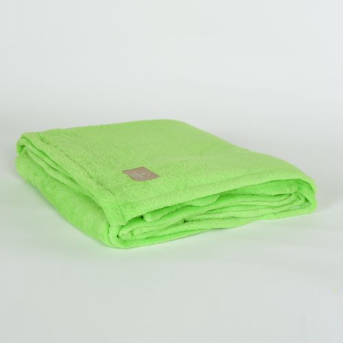 Manta Fleece Verde Limão
