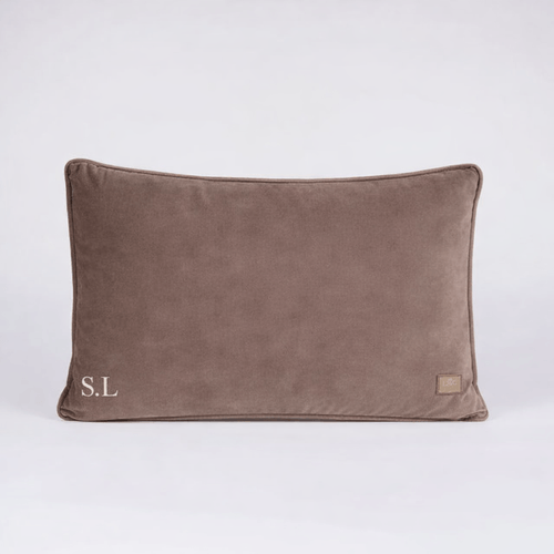 Almofadão Veludo Rose Cordonê Rose