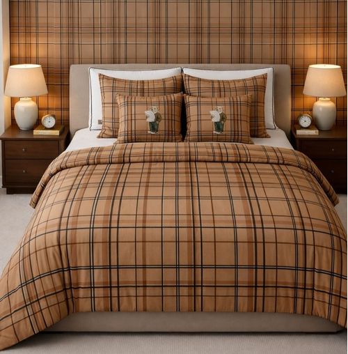 Cama Xadrez Caramelo